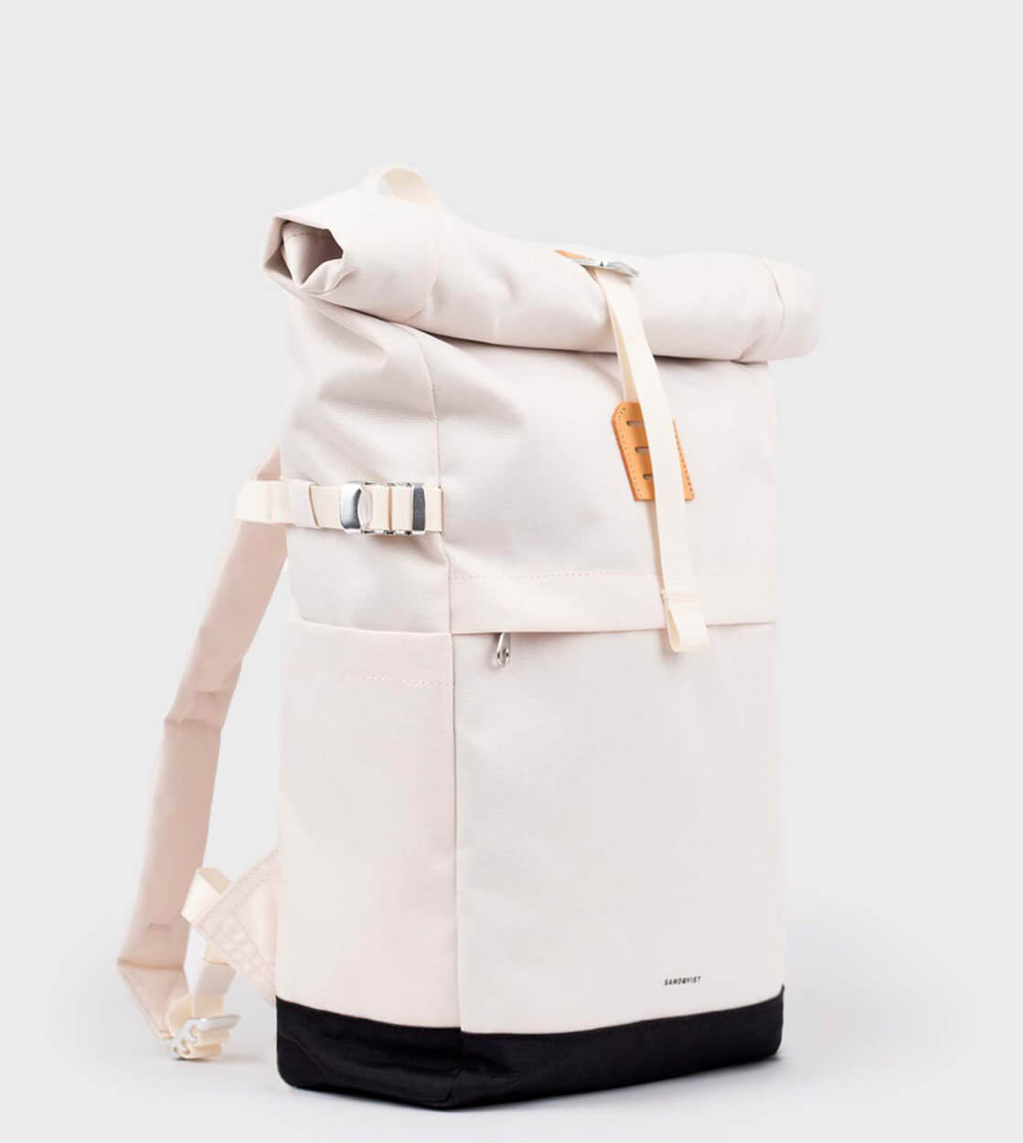 Sandqvist Backpack Rolltop M Icon beige birch