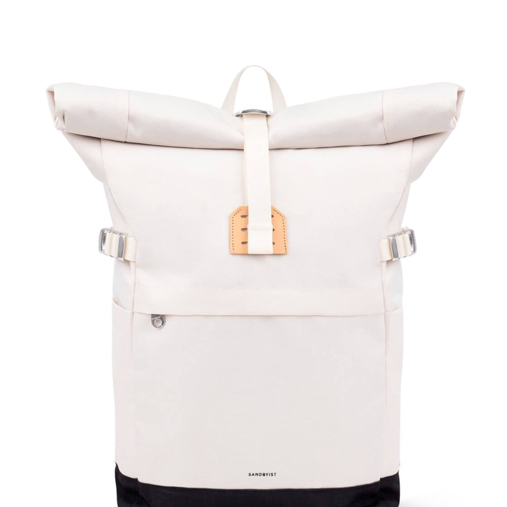 Sandqvist Backpack Rolltop M Icon beige birch