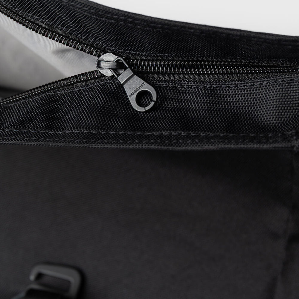 
                      
                        Sandqvist Backpack Rolltop M Icon black/black with black leather
                      
                    