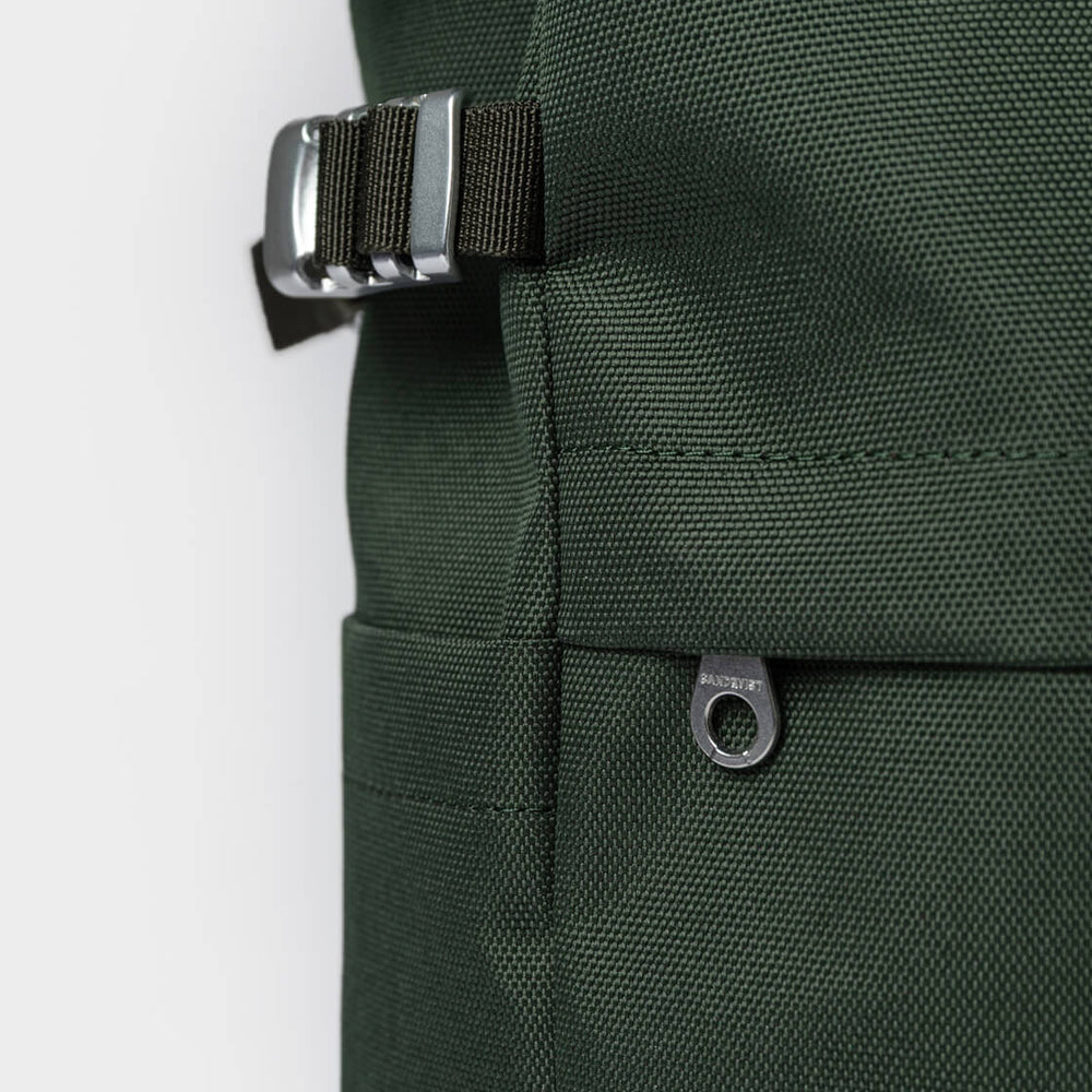 
                      
                        Sandqvist Backpack Rolltop M Icon green dawn with dark brown leather
                      
                    