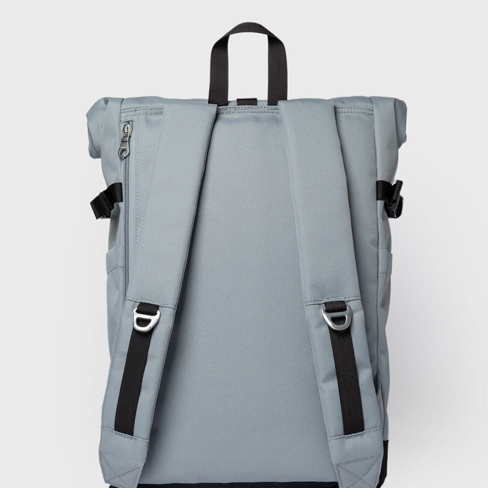 
                      
                        Sandqvist Backpack Rolltop M Icon grey ice blue with black leather
                      
                    