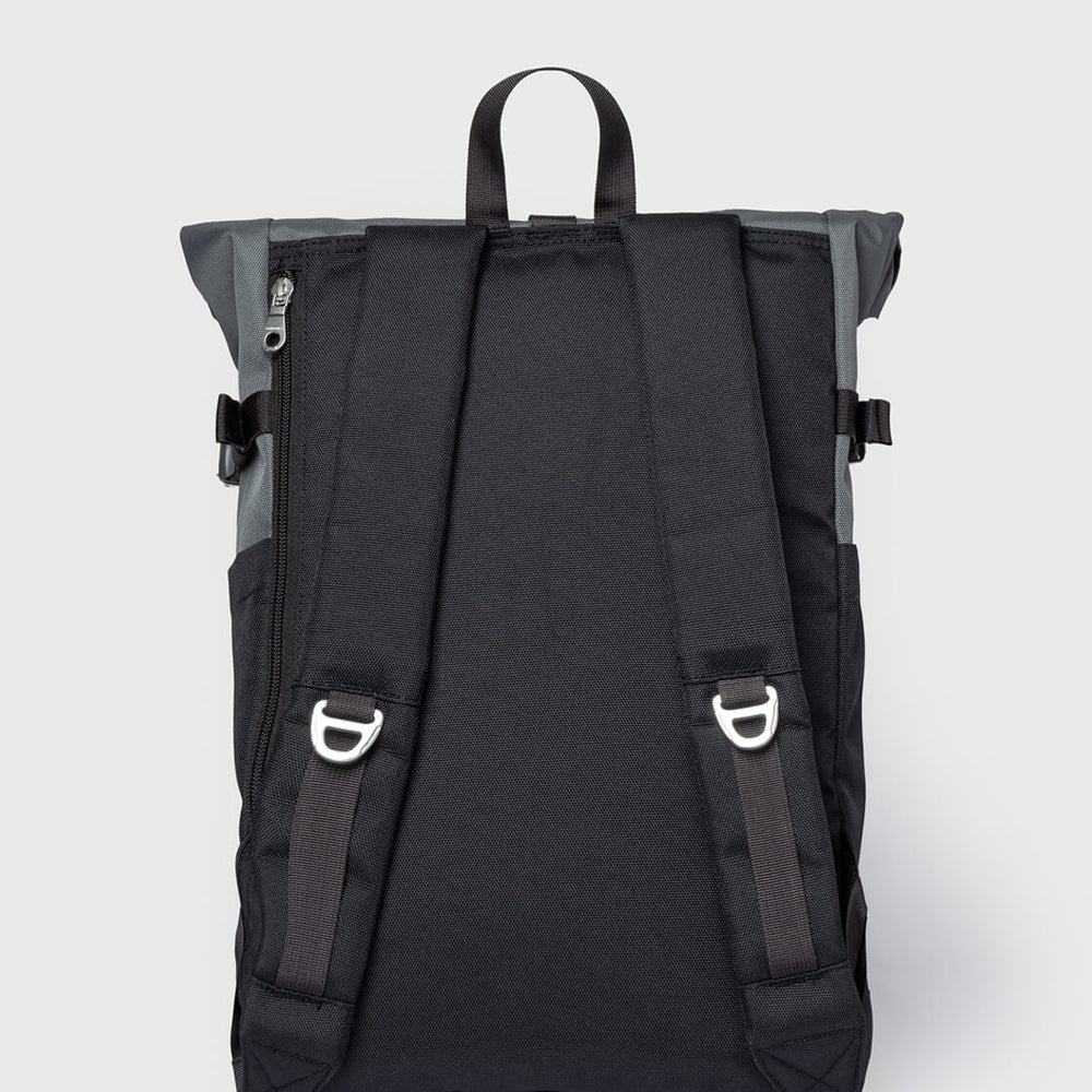 
                      
                        Sandqvist Backpack Rolltop M Icon grey multi dark with black leather
                      
                    