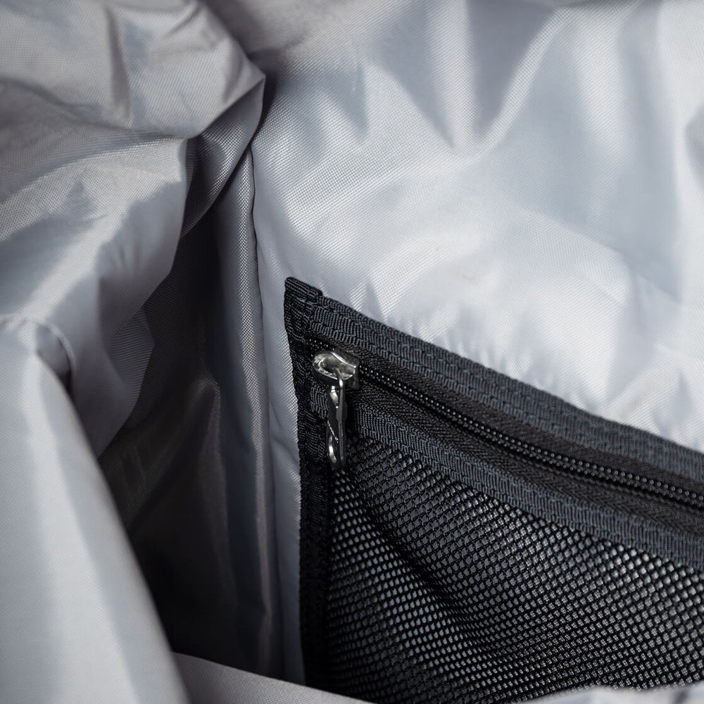 
                      
                        Sandqvist Backpack Rolltop M Icon grey multi dark with black leather
                      
                    