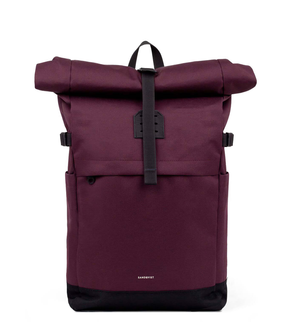Sandqvist Backpack Rolltop M Icon red cabernet