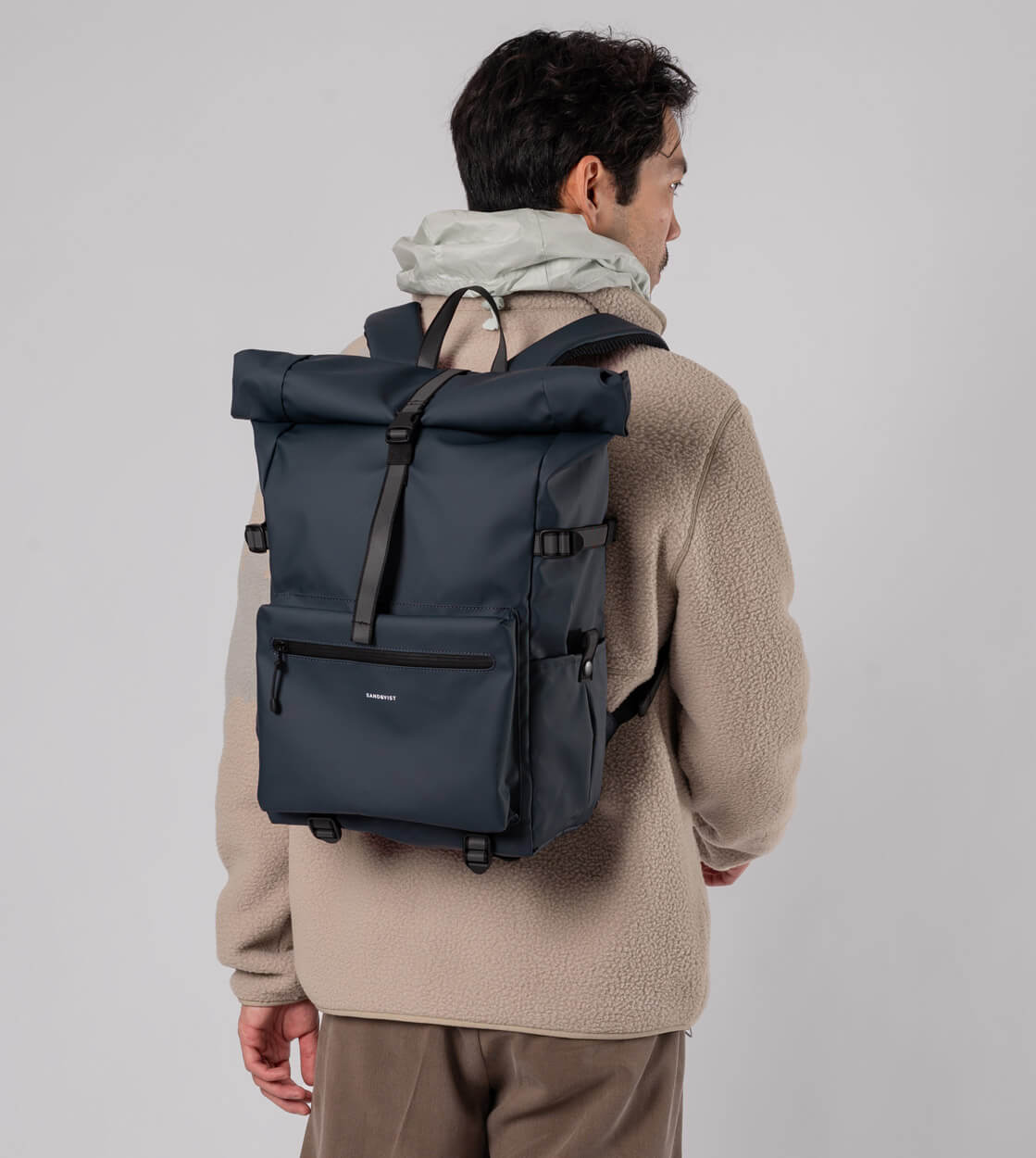 Sandqvist Backpack Ruben 2.0 blue navy