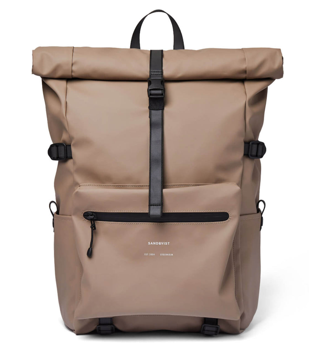 Sandqvist Backpack Ruben 2.0 brown fossil