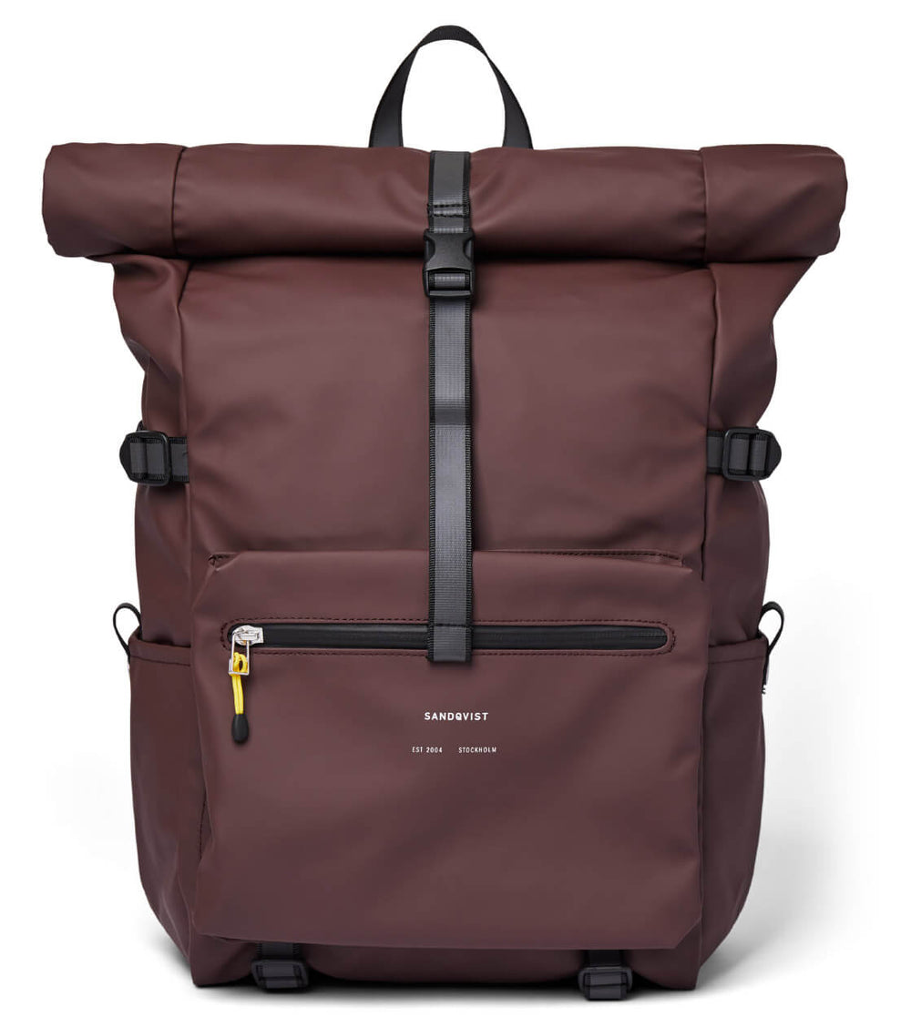 Sandqvist Backpack Ruben 2.0 brown molten leaf