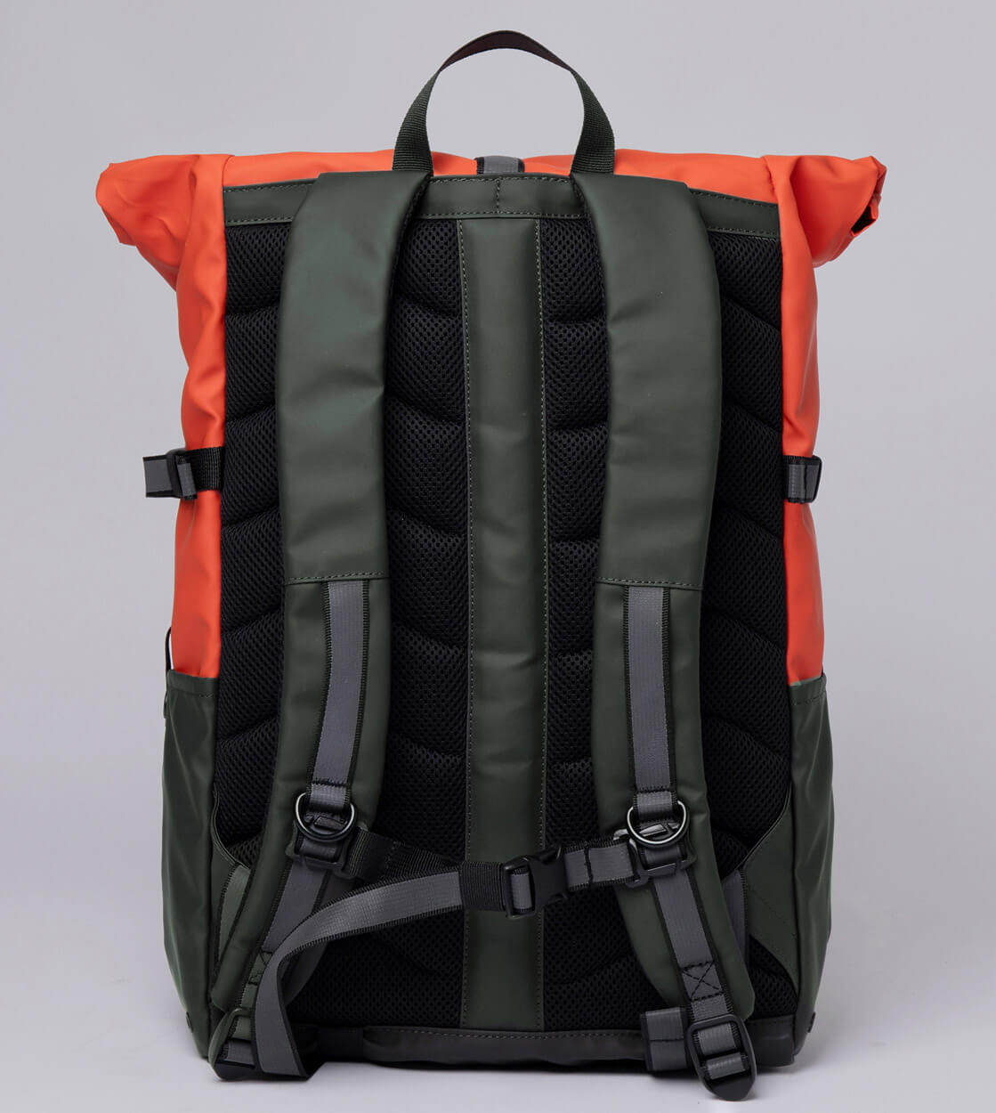 Sandqvist Backpack Ruben II multi orange/dark green