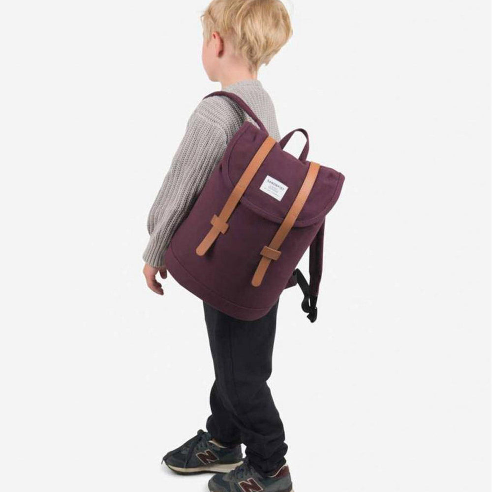 
                      
                        Sandqvist Backpack Stig Mini red plum
                      
                    