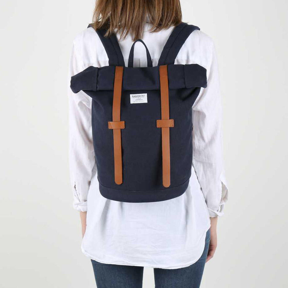 
                      
                        Sandqvist Backpack Stig Rolltop blue
                      
                    