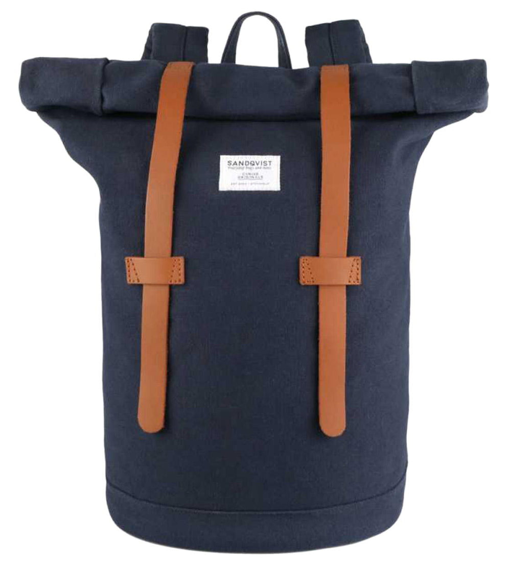 Sandqvist Backpack Stig Rolltop blue