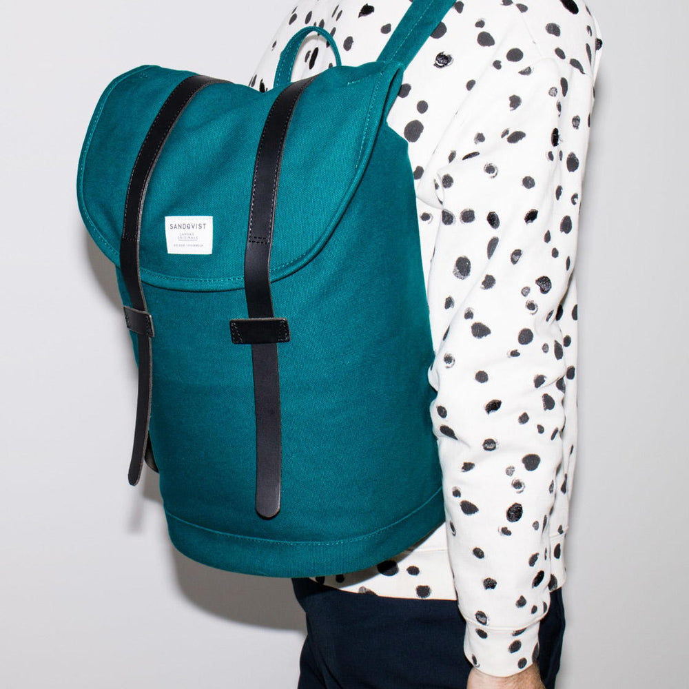 
                      
                        Sandqvist Backpack Stig blue petrol
                      
                    