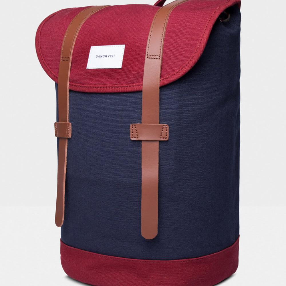 
                      
                        Sandqvist Backpack Stig multi blue/burgundy
                      
                    