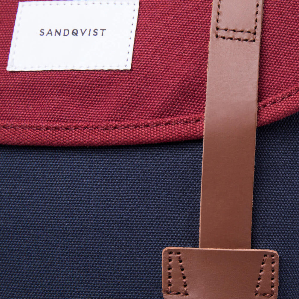 
                      
                        Sandqvist Backpack Stig multi blue/burgundy
                      
                    