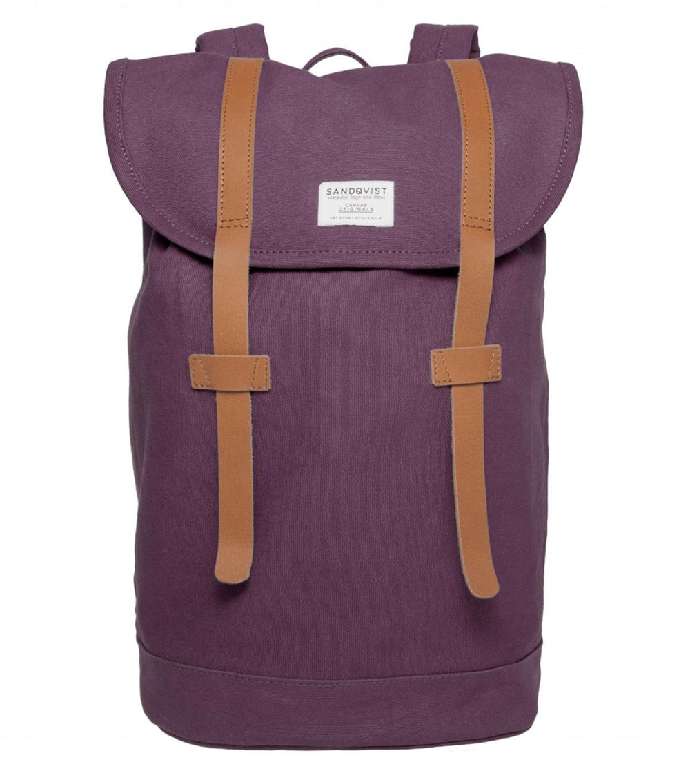 Sandqvist Backpack Stig red plum