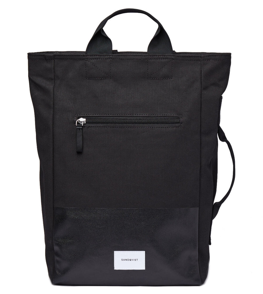 Sandqvist Backpack Tony Vegan black with coating