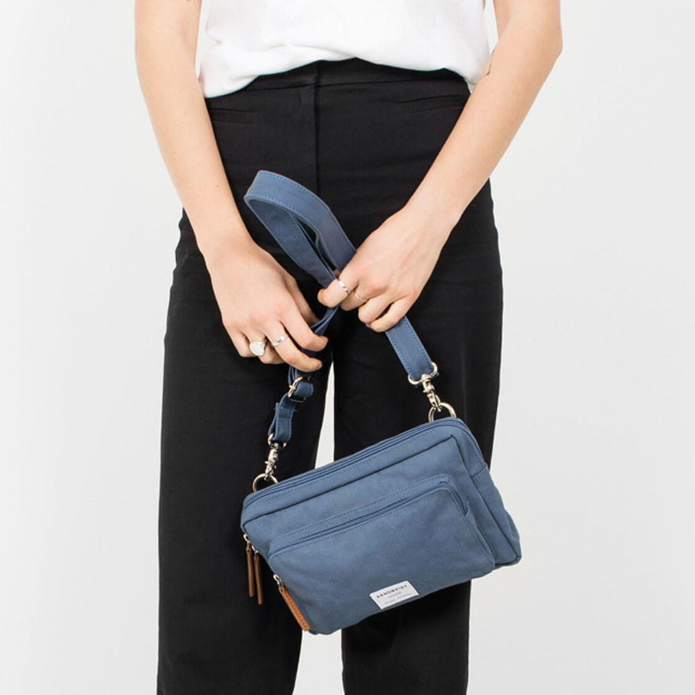 
                      
                        Sandqvist Bag Ryan blue dusty
                      
                    