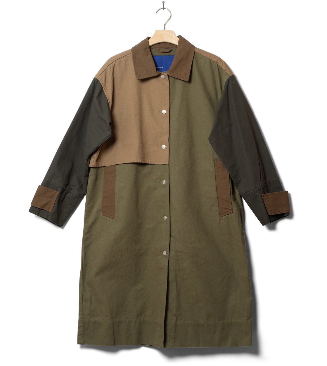 Selfhood W Coat Block 77350 green army