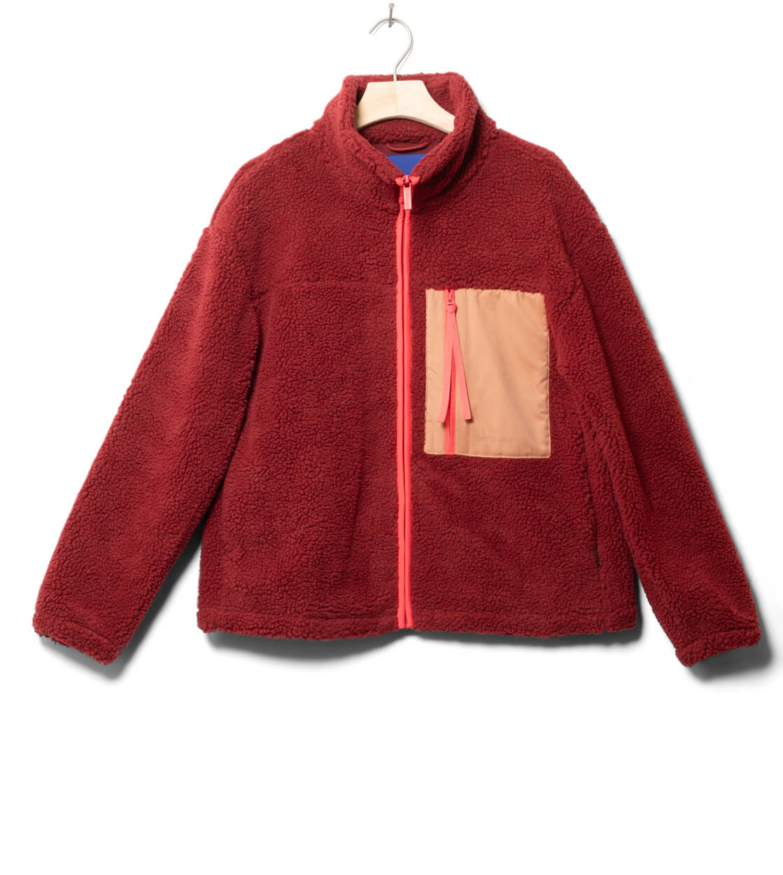 Selfhood W Jacket 77284 Teddy red burgundy