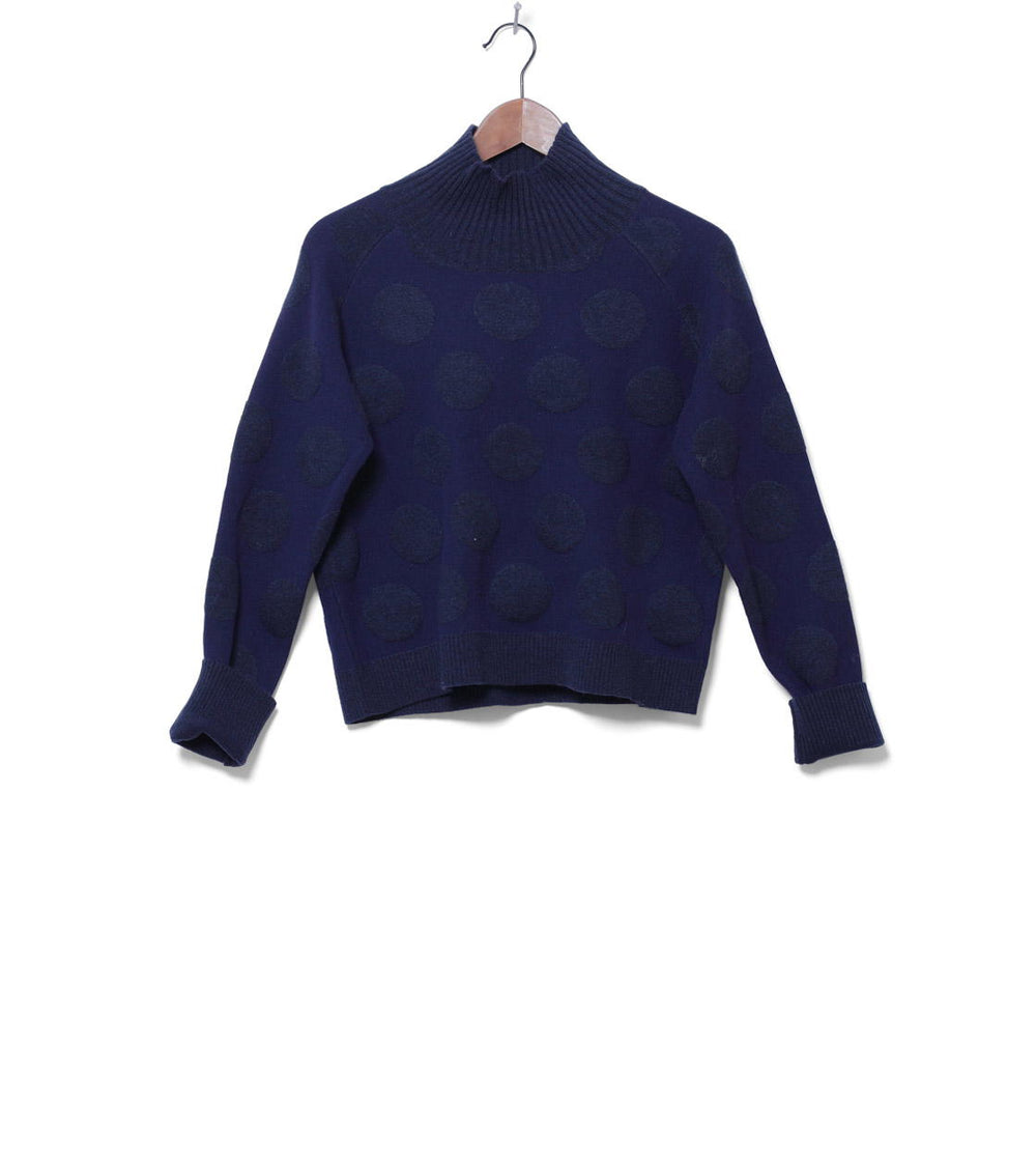 Selfhood W Knit Pullover 66012 blue navy