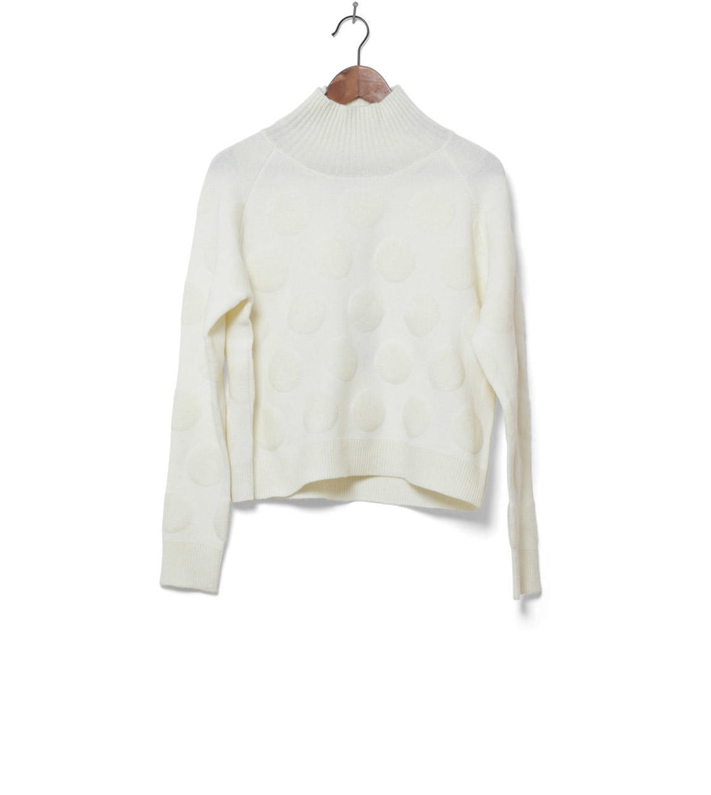 Selfhood W Knit Pullover 66012 white off