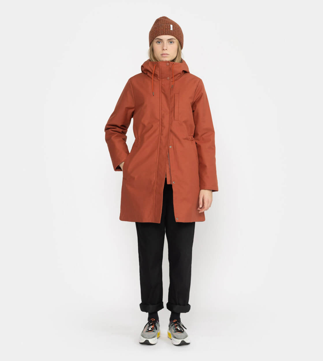 Selfhood W Winterjacket 77157 red dark