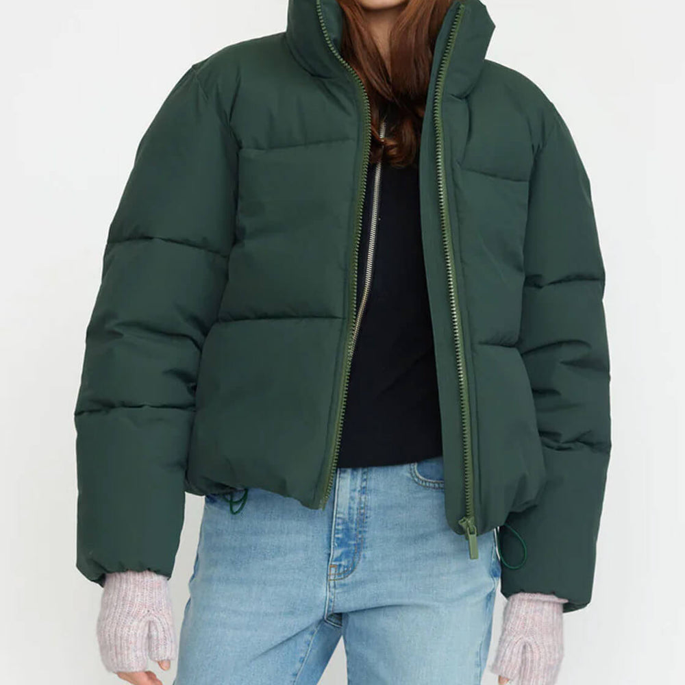 Selfhood W Winterjacket 77293 green dark