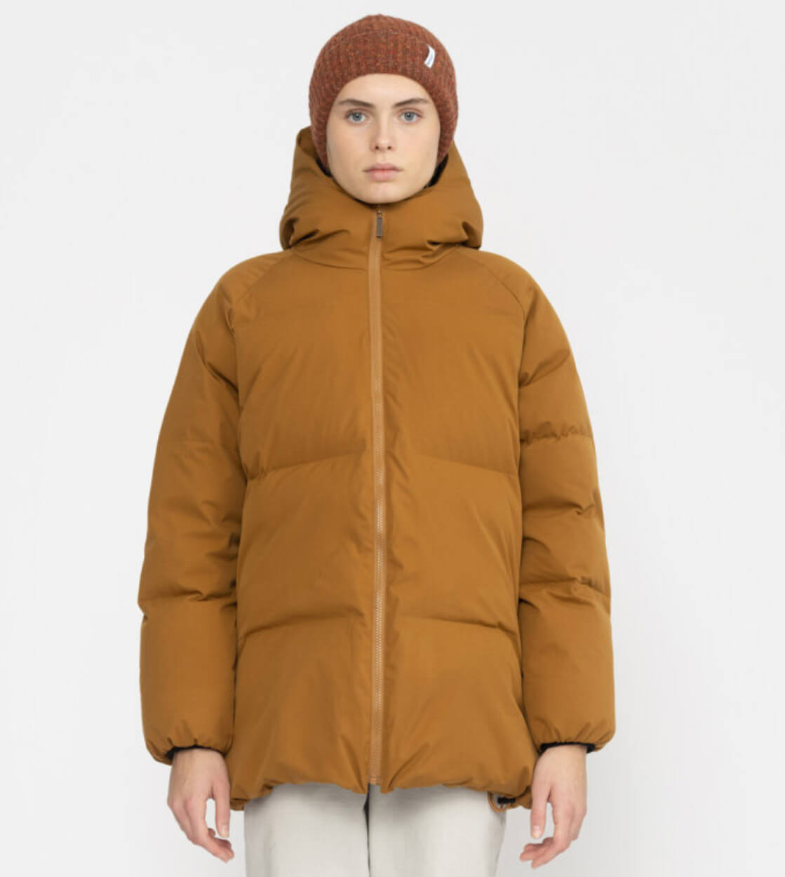 Selfhood W Winterjacket 77294 brown light