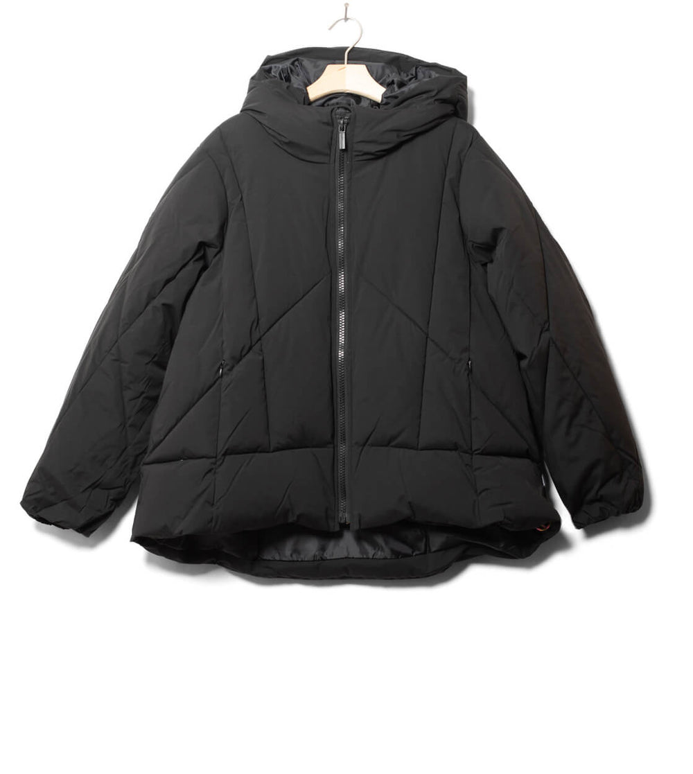 Selfhood W Winterjacket 77305 Hooded Puffer black