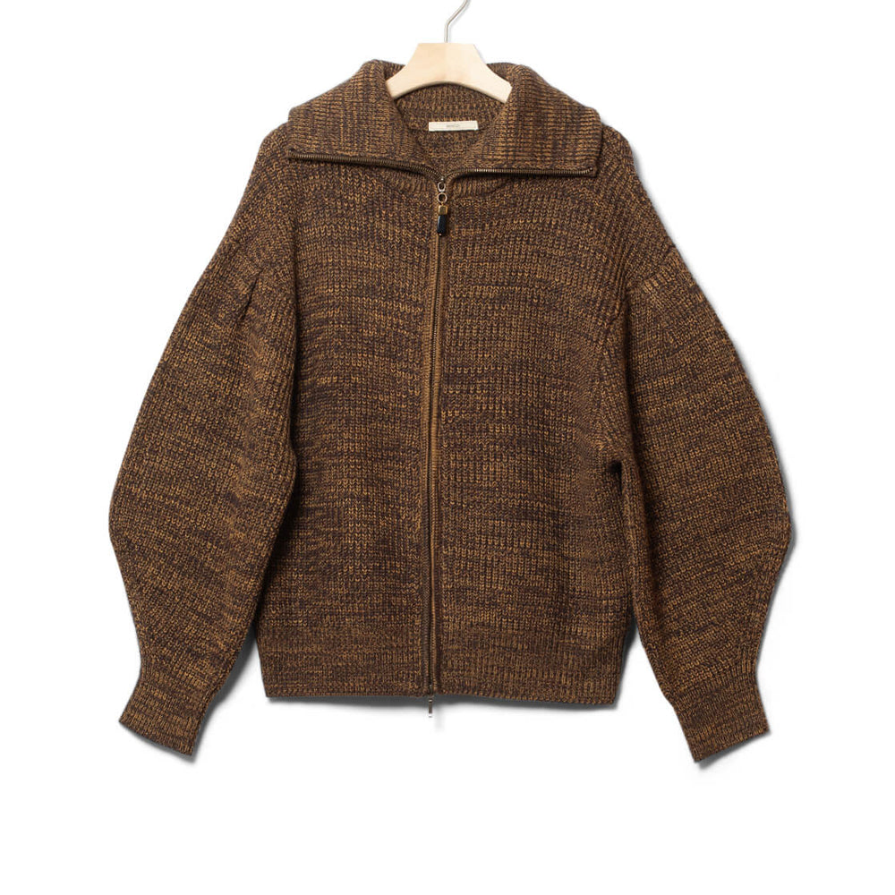 Sessun W Cardigan Waiser brown kakiwood