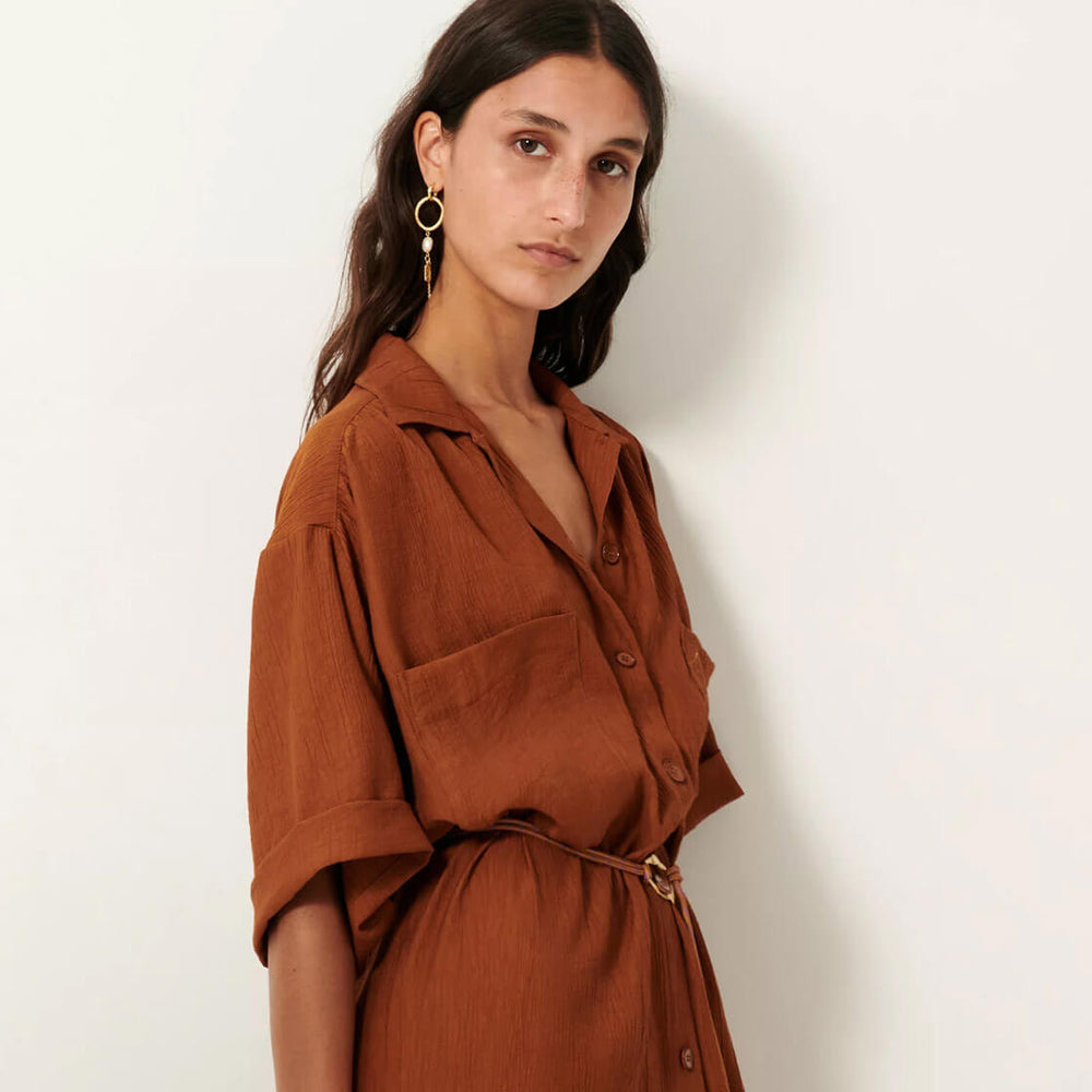 
                      
                        Sessun W Dress Sofia brown caramel
                      
                    