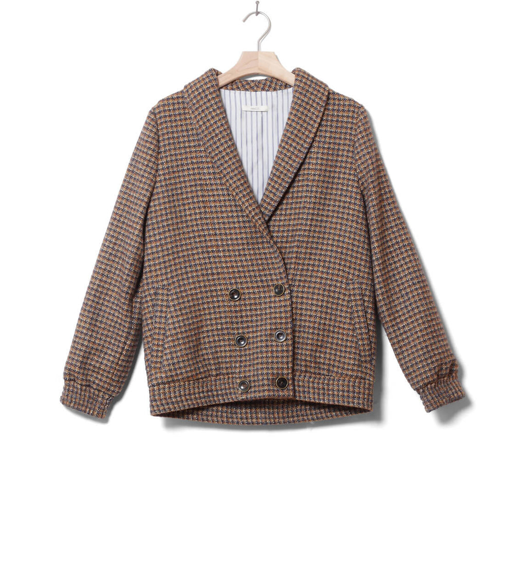 Sessun W Jacket Alma brown bluefox