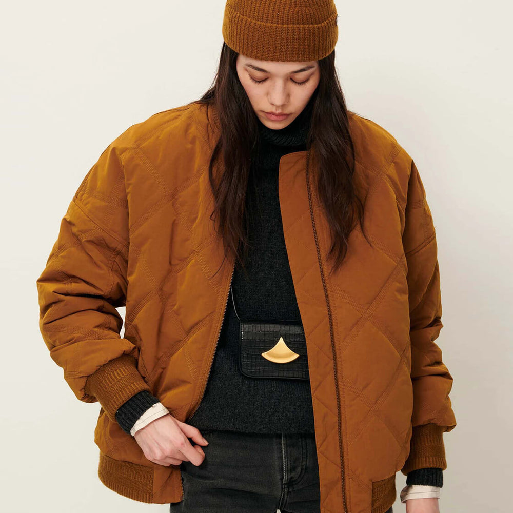 Sessun W Jacket Coal River brown bronze