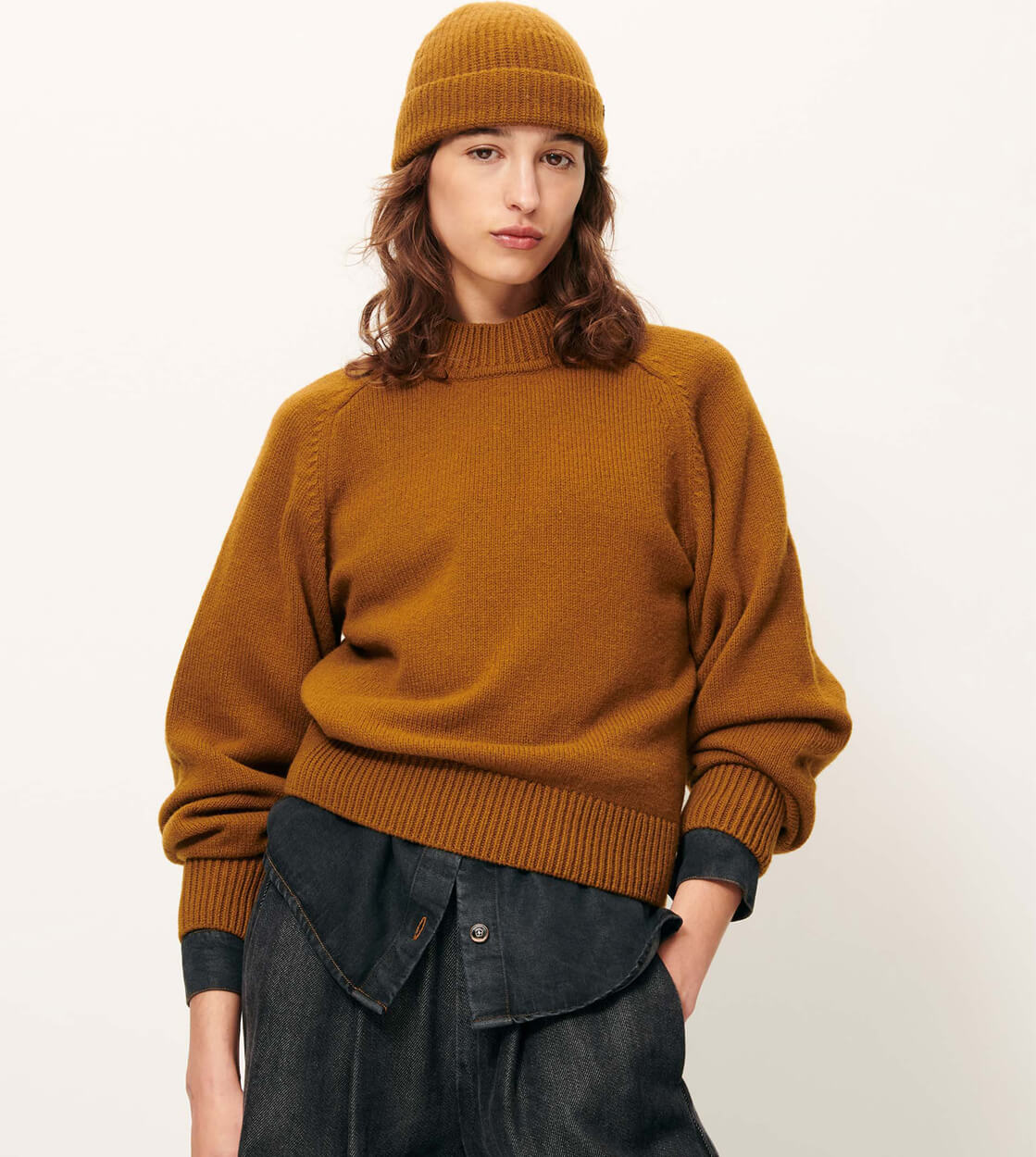 Sessun W Knit Dalan brown bronze