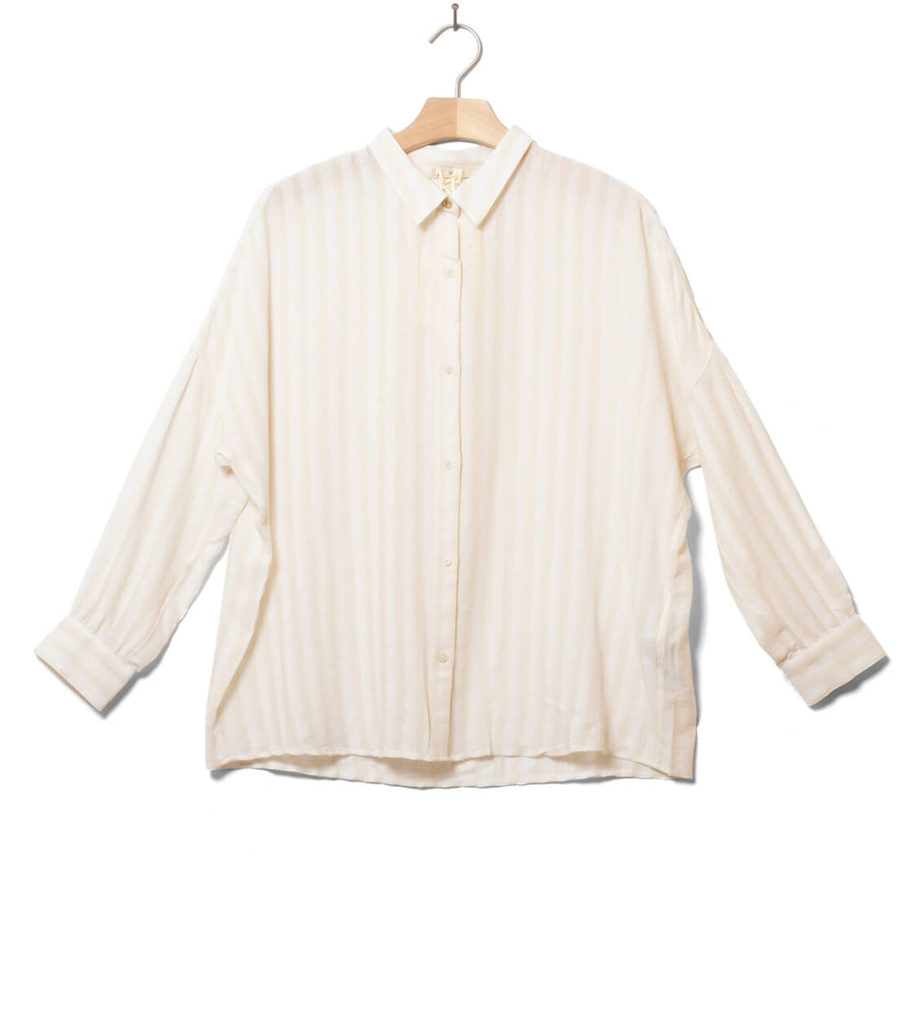 Sessun W Shirt Botan Wide beige whimilk