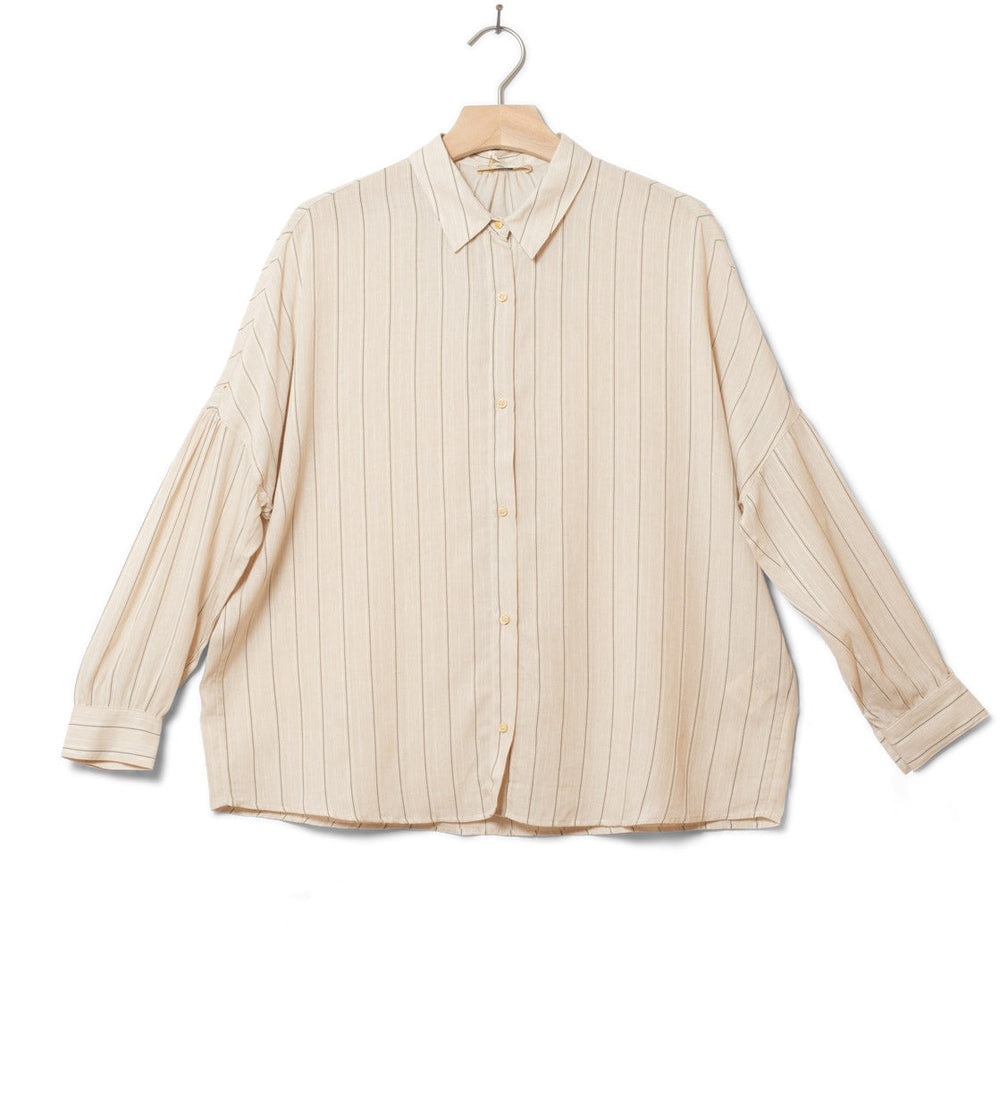 Sessun W Shirt Botan beige sandblack