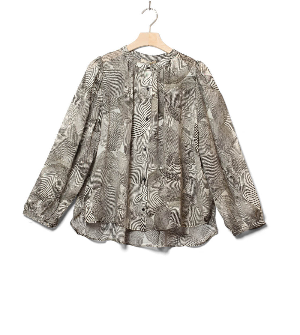 Sessun W Shirt Salva Silk white voluta