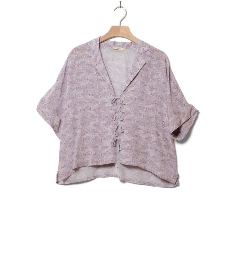 Sessun W Shirt Yojoki purple madari