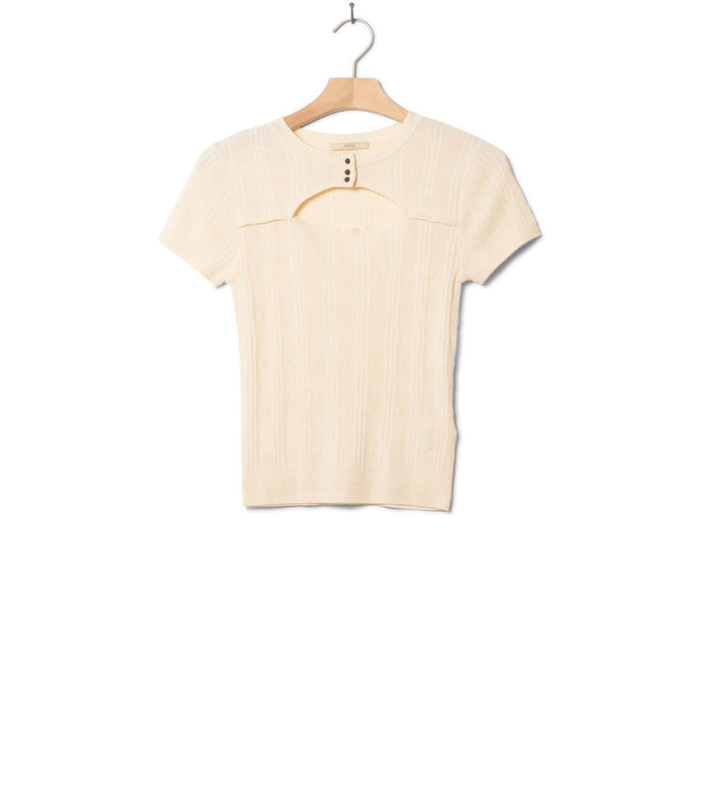 Sessun W T-Shirt Shanti beige fleur de sel