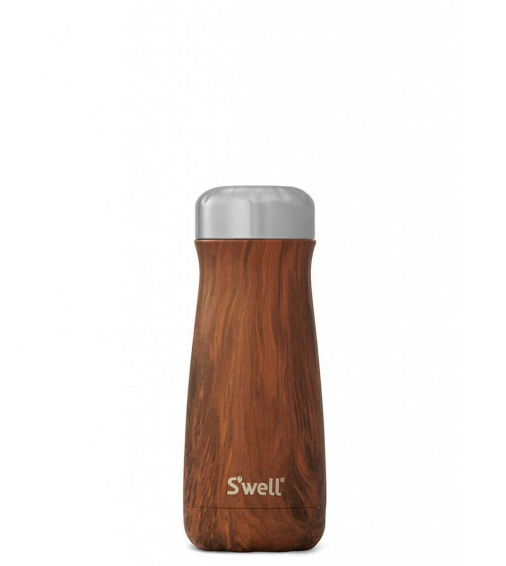 Swell Bottle Traveler MD brown teakwood