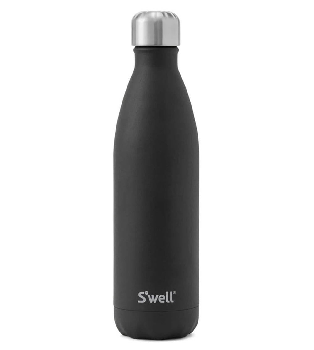 Swell Water Bottle LG black stone onyx