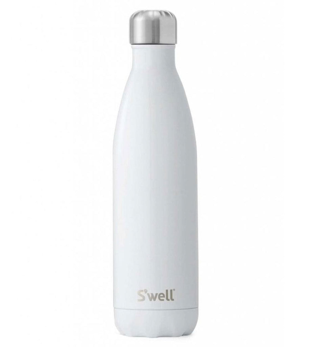 Swell Water Bottle LG white shimmer angel food
