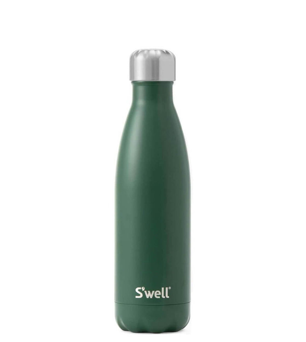 Swell Water Bottle MD green satin hunting