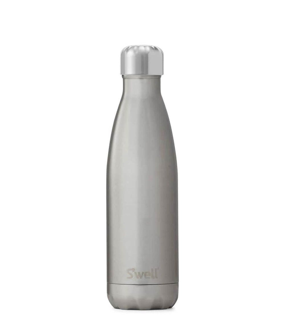 Swell Water Bottle MD silver shimmer lining