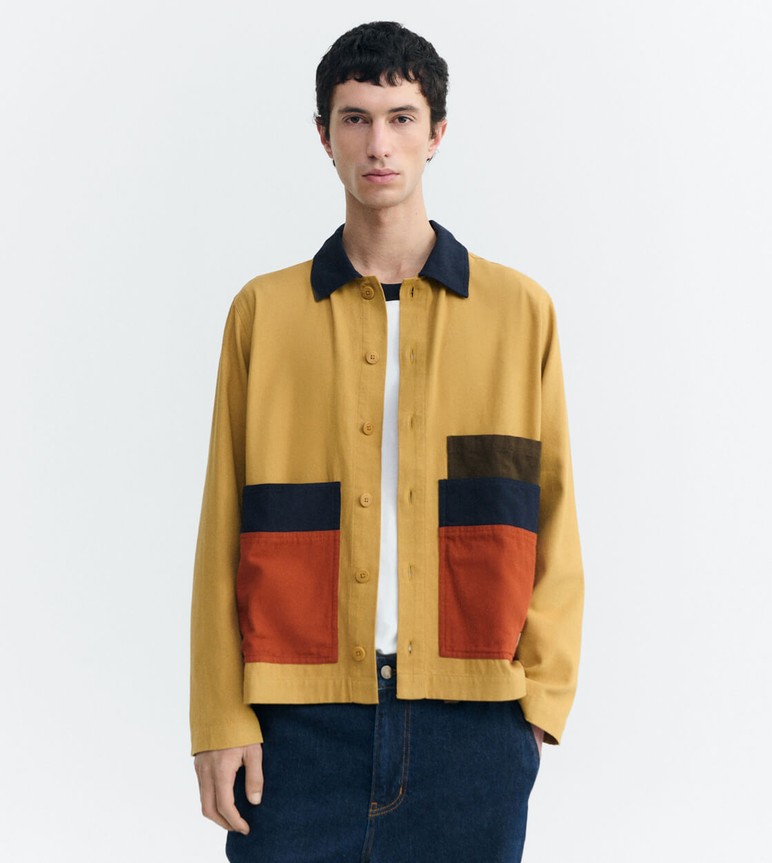 Thinking Mu Jacket Rupert beige multicolor