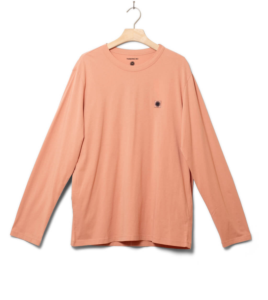 Thinking Mu Longsleeve Emilio pink sol contrast