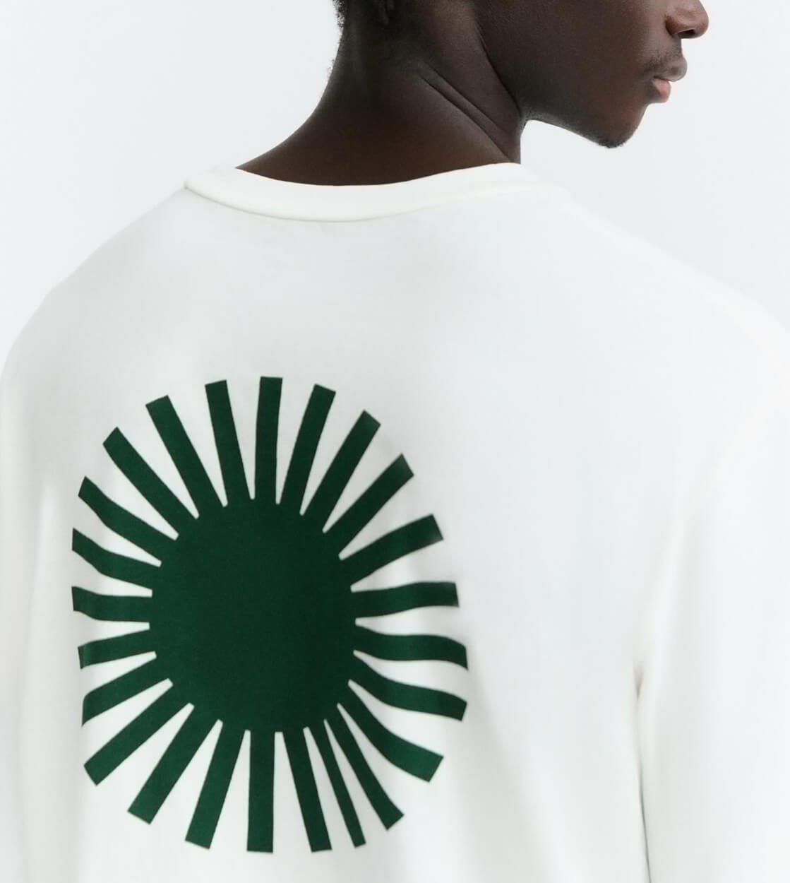 Thinking Mu Longsleeve Emilio white big sol