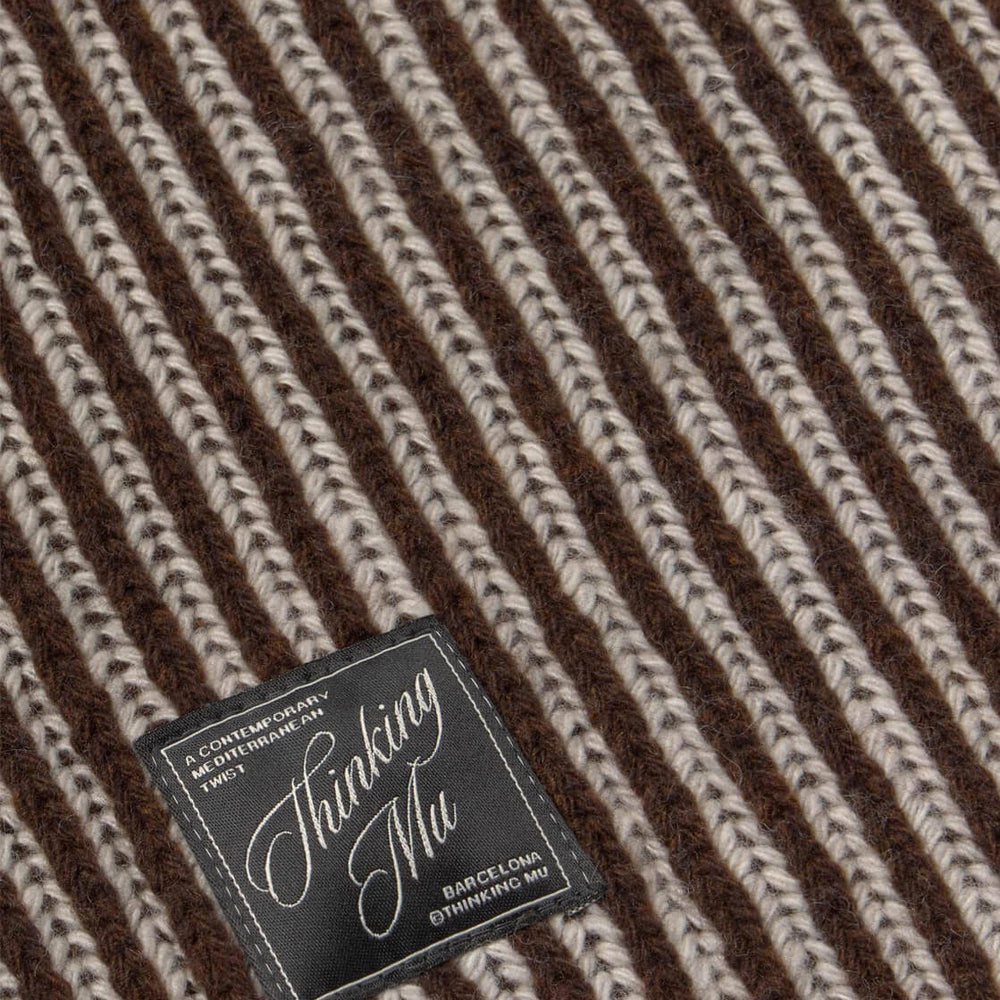 Thinking Mu Scarf Ghede beige annapurna