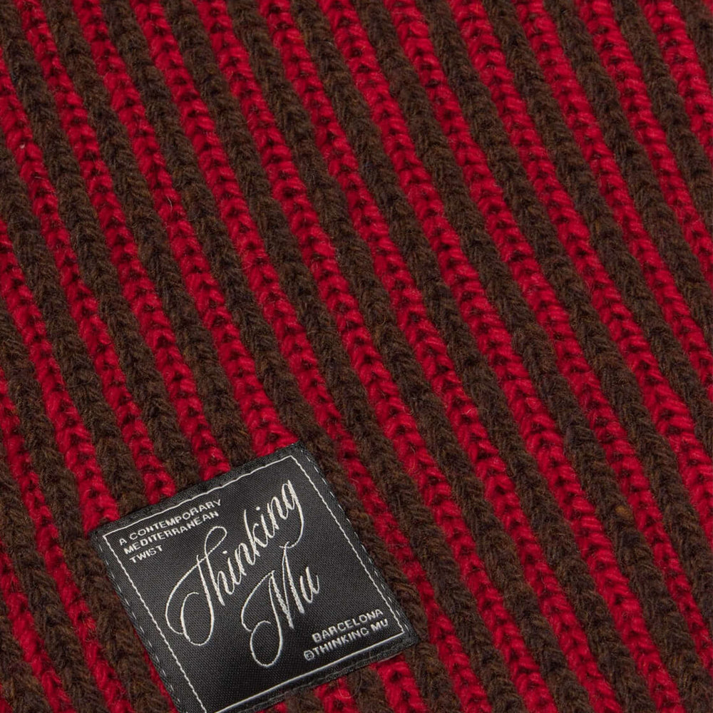 Thinking Mu Scarf Ghede red merapi