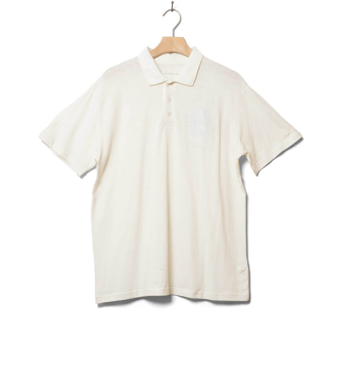 Thinking Mu T-Shirt Polo Hemp white ivory